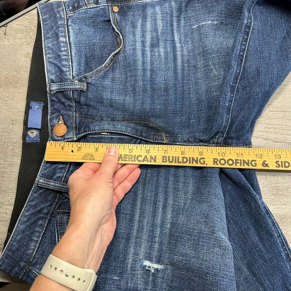 Democracy "Ab"solution Straight Jeans Raw Hem Size 12 - Picture 10 of 13